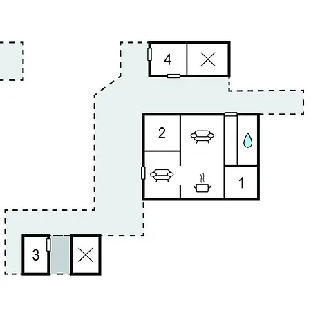 別荘 4 Bedroom Beautiful In Knebel